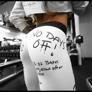 Women Fitness Leggings / High Wasted motivational
